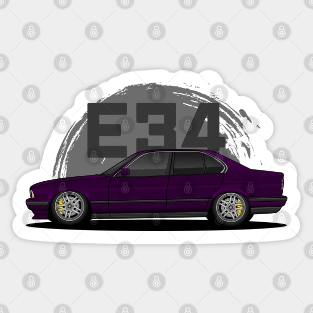 Amethyst E34 Sticker by turboosted